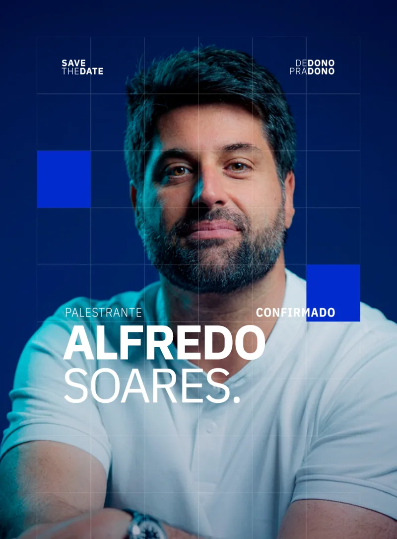ALFREDO SOARES, palestrante confirmado do Empreende Içara 2026