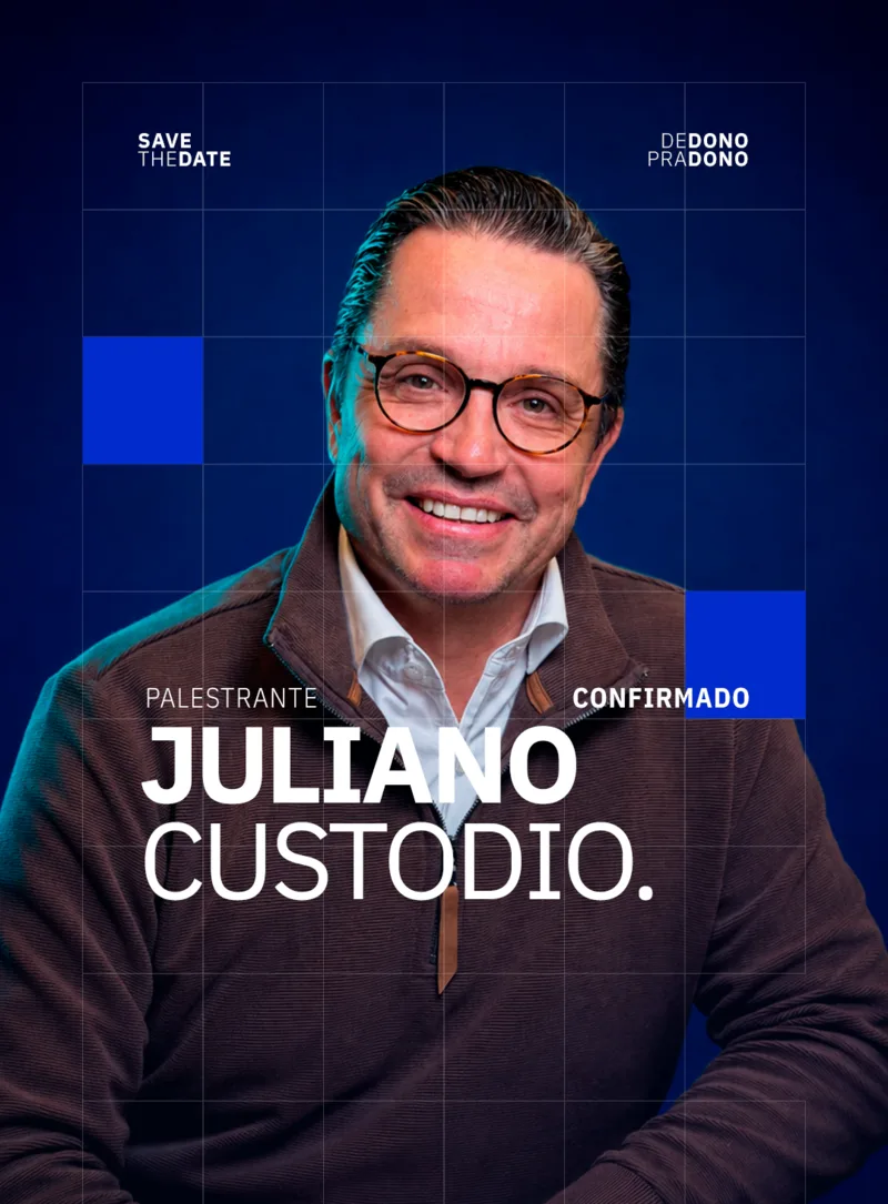 JULIANO CUSTODIO, palestrante confirmado do Empreende Içara 2026