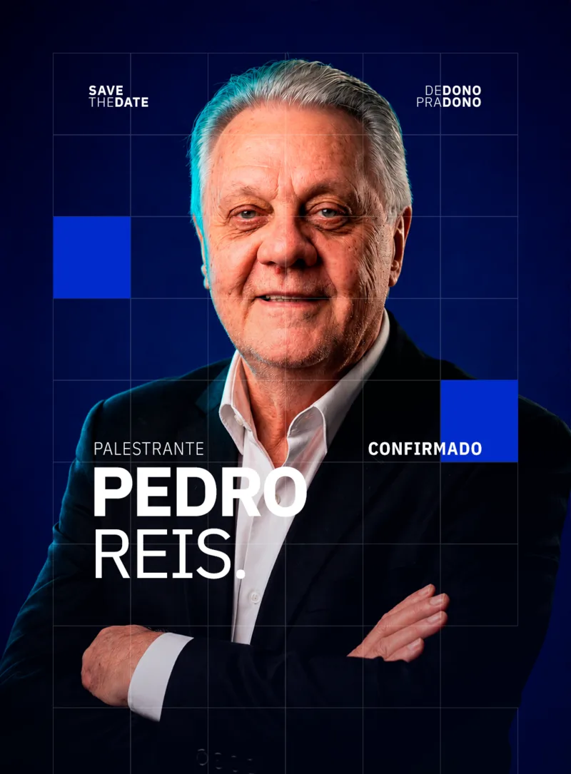 PEDRO REIS, palestrante confirmado do Empreende Içara 2026
